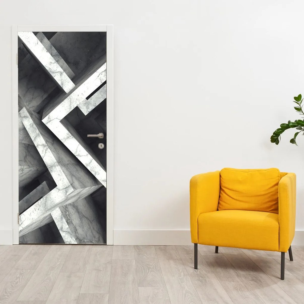 Fototapeta na dvere - Abstrakcia kocky (95x205cm)