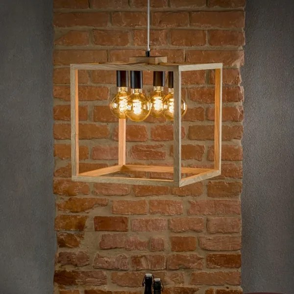 Spot-Light 61540474 - Luster na lanku KAGO 4xE27/60W/230V