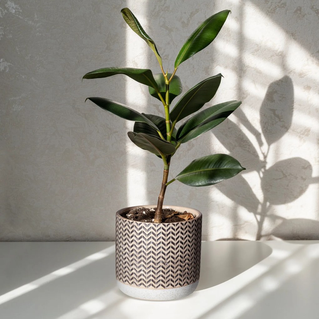 KERAMICKÝ KVETINÁČ (FI) 11X10 CM VIACFAREBNÁ