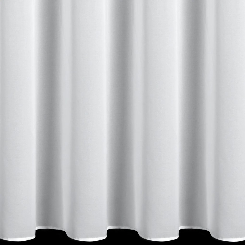 ZÁCLONA NA PÁSKE DEBRA 400X160 CM BIELA