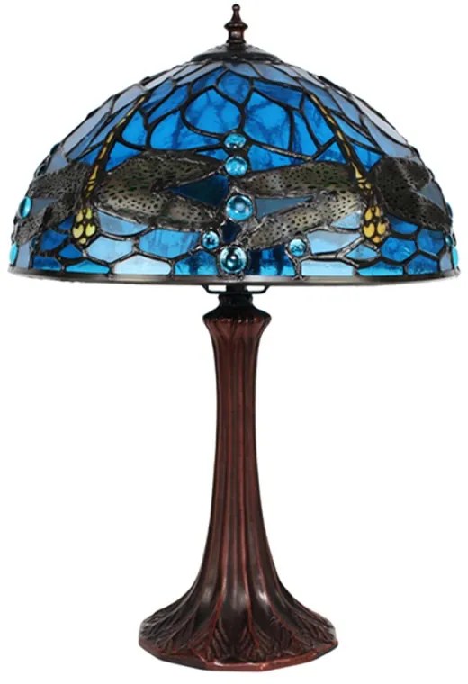 Lampa Tiffany TYRKYS VÁŽKA 31*43