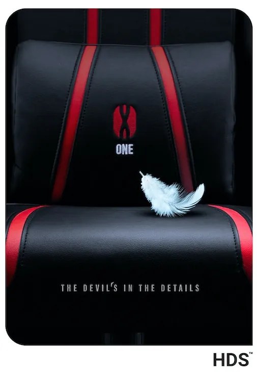 Herné kreslo Diablo X-One 2.0 Normal Size: čierno-červené Diablochairs