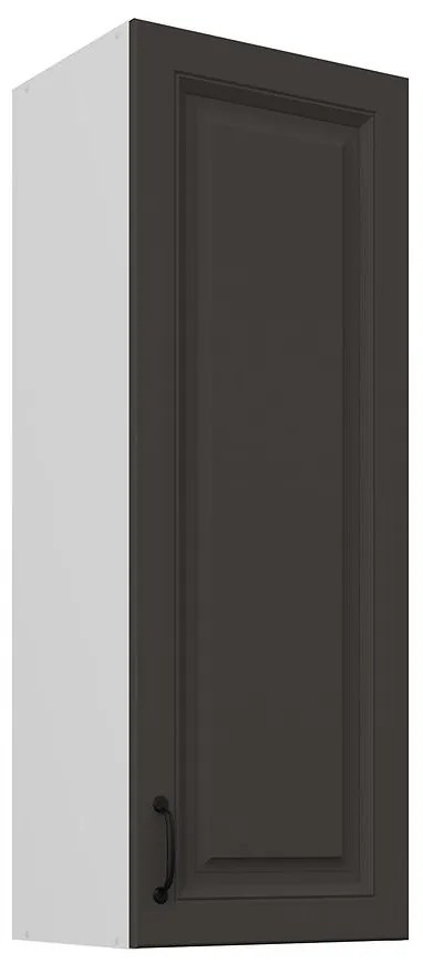 Skrinka do kuchyne Stilo grafit matná/biely 40G-108 1F