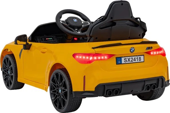 Elektrické autíčko BMW M4 žlté