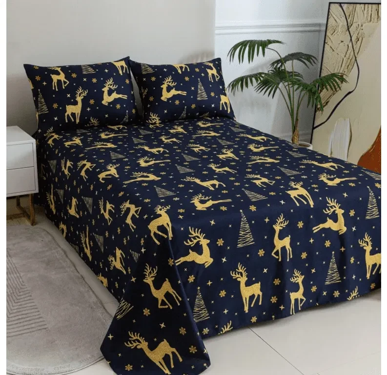 Plachta a obliečka na vankúš GOLDEN DEER Rozmer: 50 x 70 cm | 140 x 240 cm