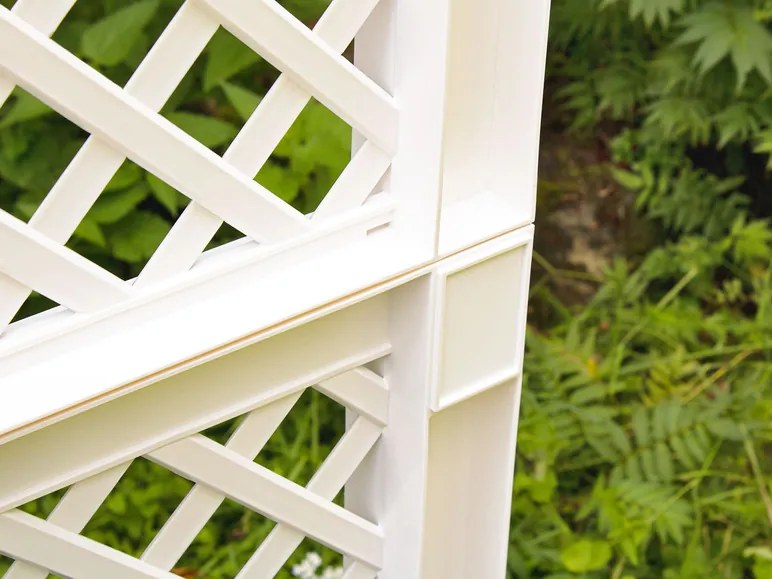 KHW Kvetináč s mriežkou, 110 l (biela)  (100290574)