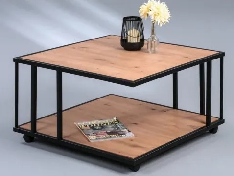 Konferenčný stolík na kolieskach Paris, dub artisan%