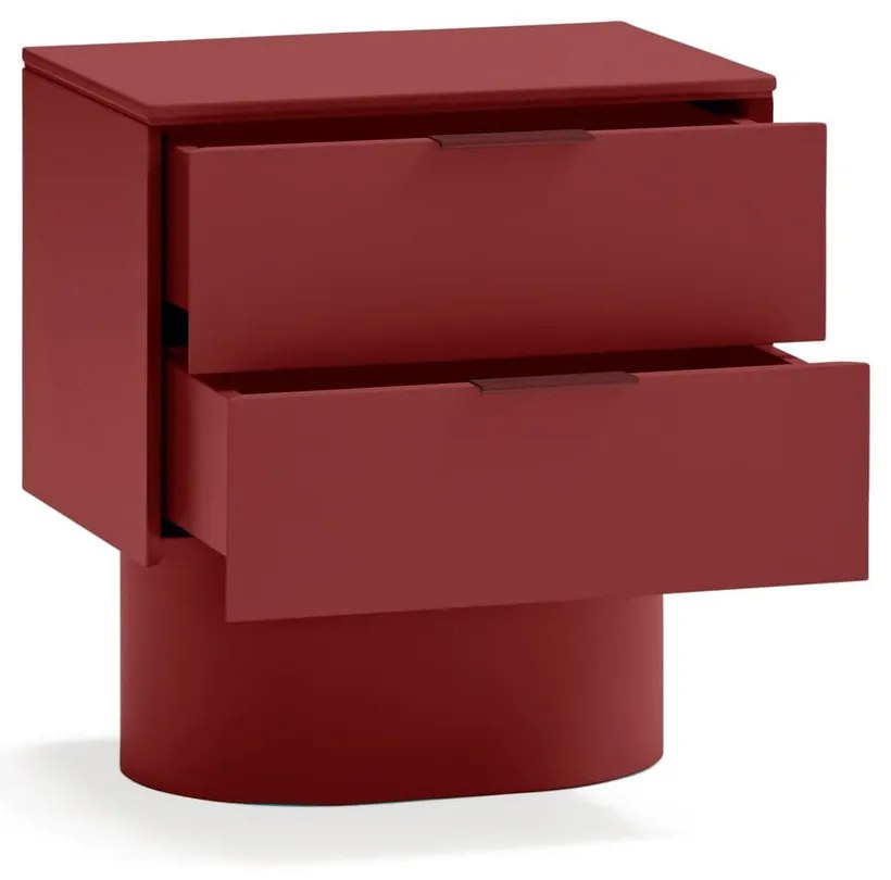 Červený nočný stolík Totem – Teulat