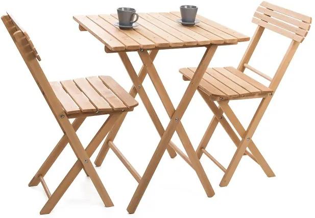 Drevobox Stôl so stoličkami - záhradná súprava