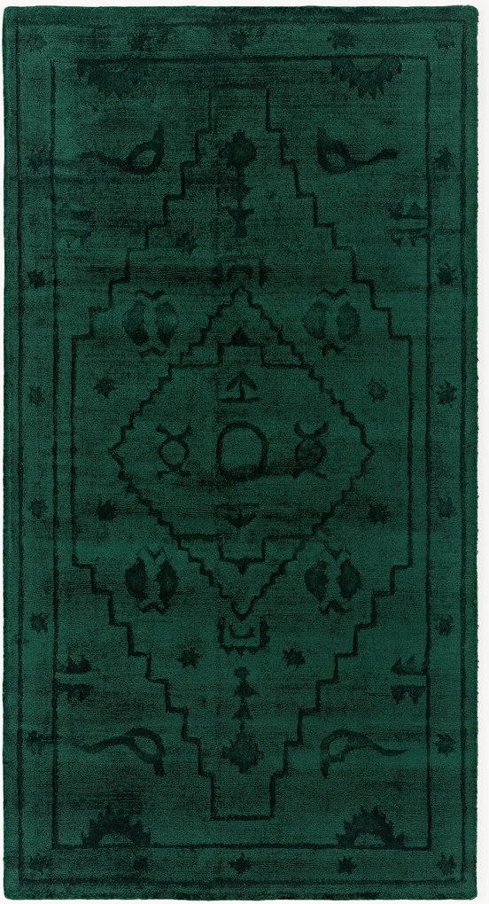 Ručne tkaný koberec z viskózy Shaila