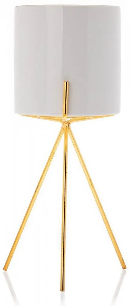 Kvetináč na stojane Emma 28 cm biely
