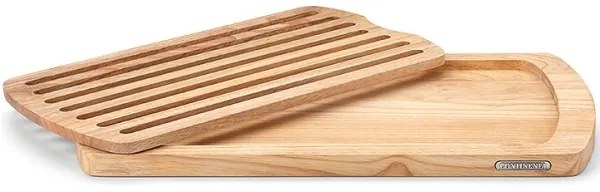 Continenta C3078 - Kuchynská doska na krájanie chleba 45x26 cm gumovník