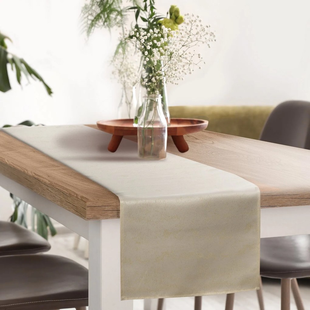 BEHÚŇ NA STÔL SPARKLE 40X180 CM VZOROVANÁ