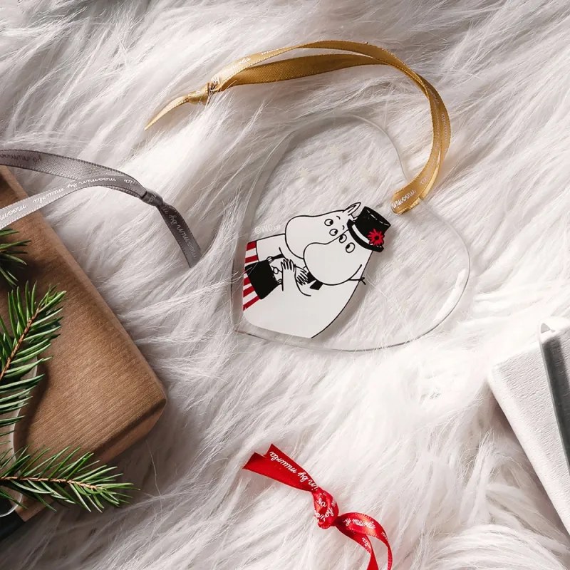 Vianočná dekorácia Moominmamma & Moominpappa