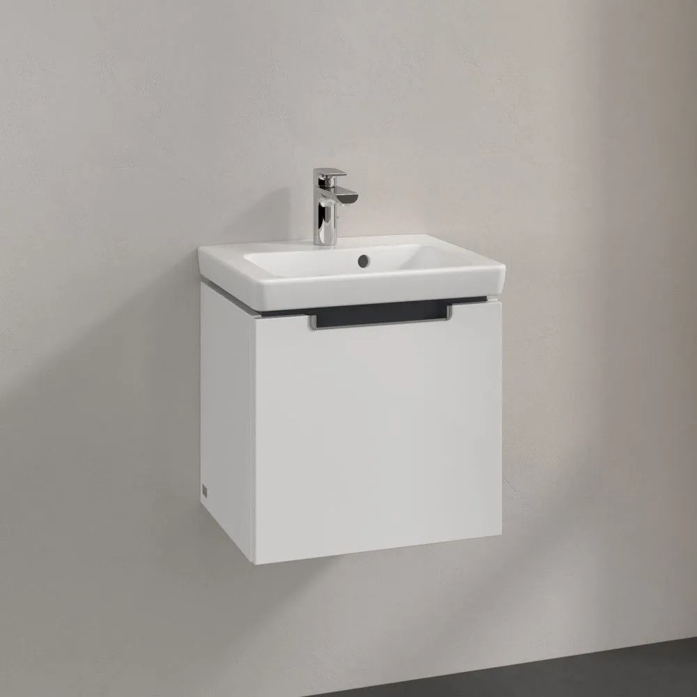 VILLEROY &amp; BOCH Subway 2.0 závesná skrinka pod umývadielko, 1 zásuvka, 440 x 352 x 420 mm, Glossy White, A68410DH