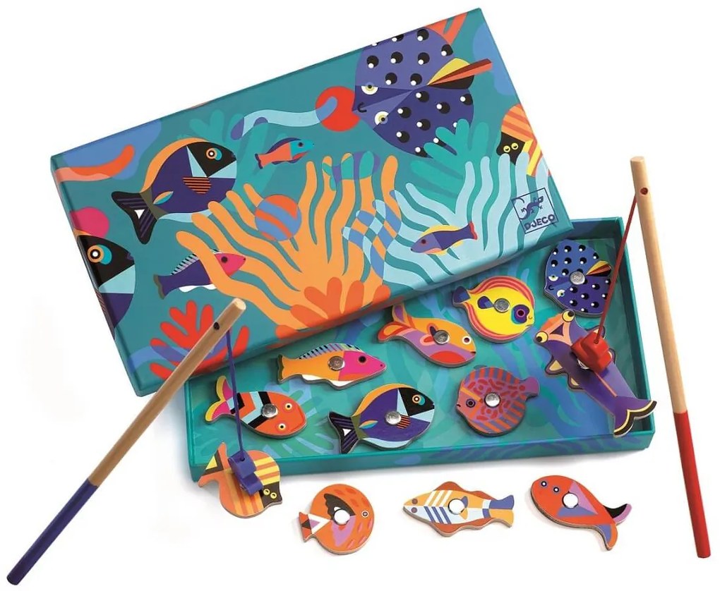 Kto chytí farebnú rybku?