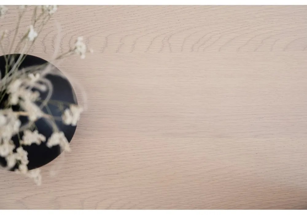 Okrúhly jedálenský stôl s doskou v dubovom dekore 115x115 cm Yumi - Rowico