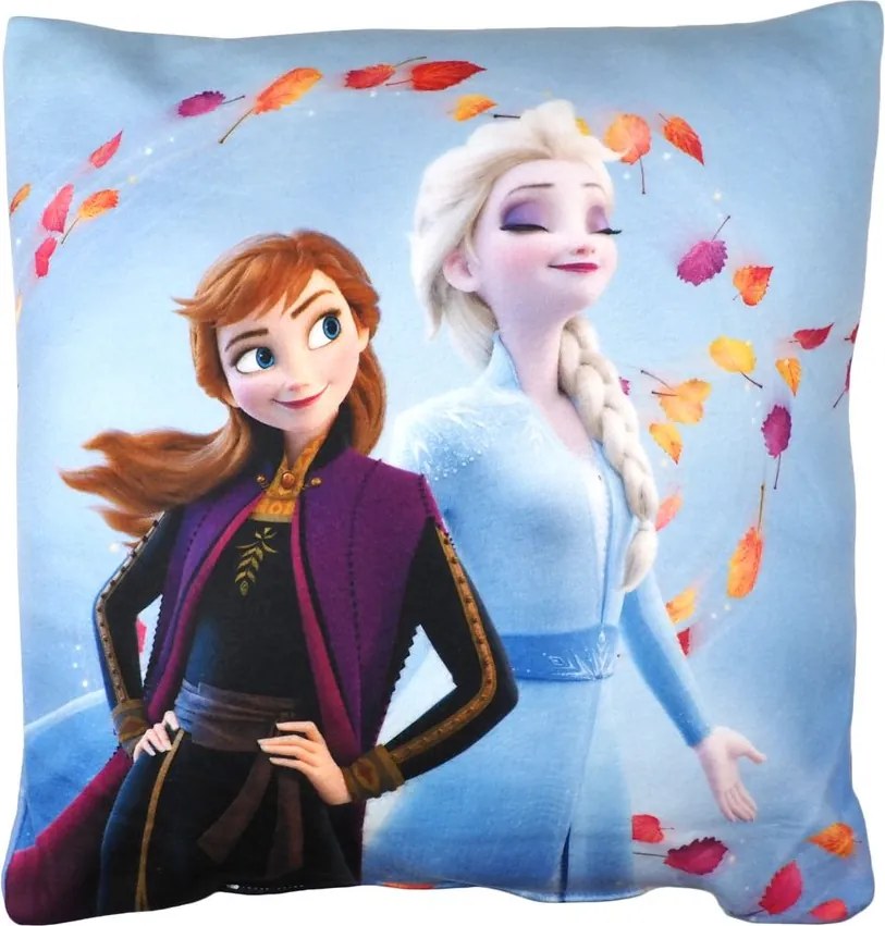 Jerry Fabrics Detský vankúšik s potlačou - Ľadové Kráľovstvo | 40 x 40 cm