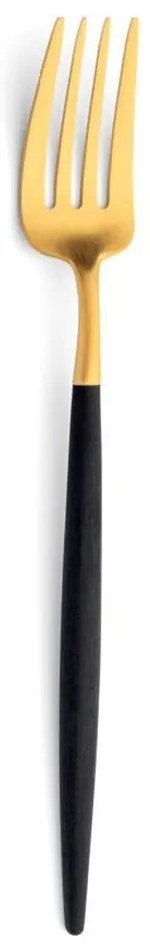 Vidlička Cutipol GOA D.21,5cm zlatá / černá rukojeť