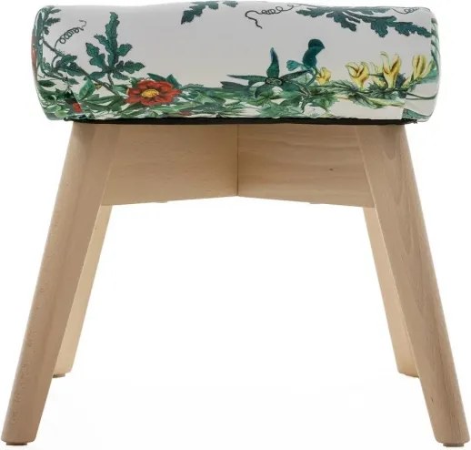 Kreslo Grande s podnožkou, orange  Power17/ orech