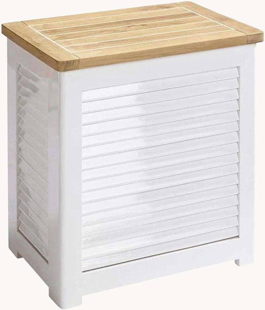 Ručne vyrobená úložná truhlica z mahagónového dreva's pokrievkou z tíkového dreva Lago