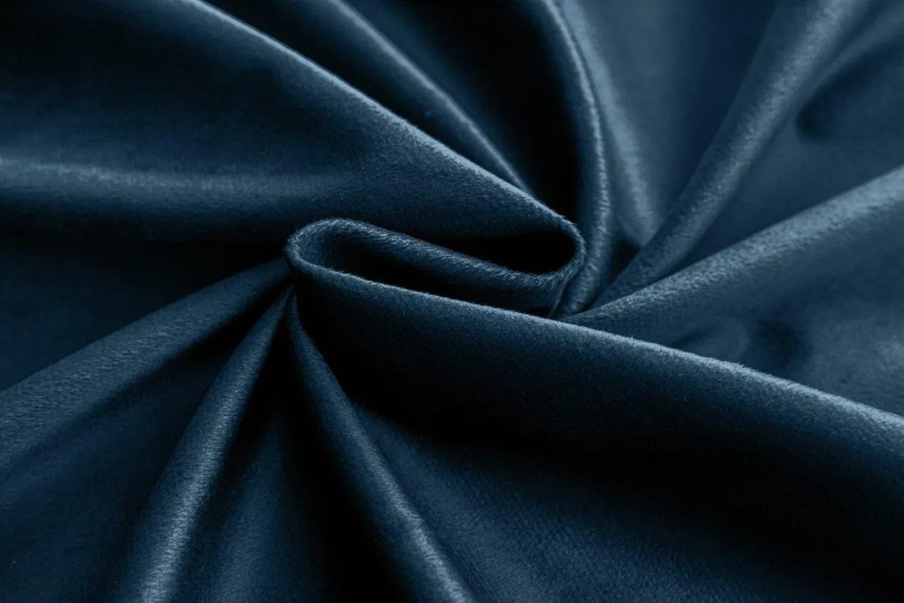 Petrolejový zatemňovací záves VELVET 140x270 cm Zavesenie: Riasiaca páska