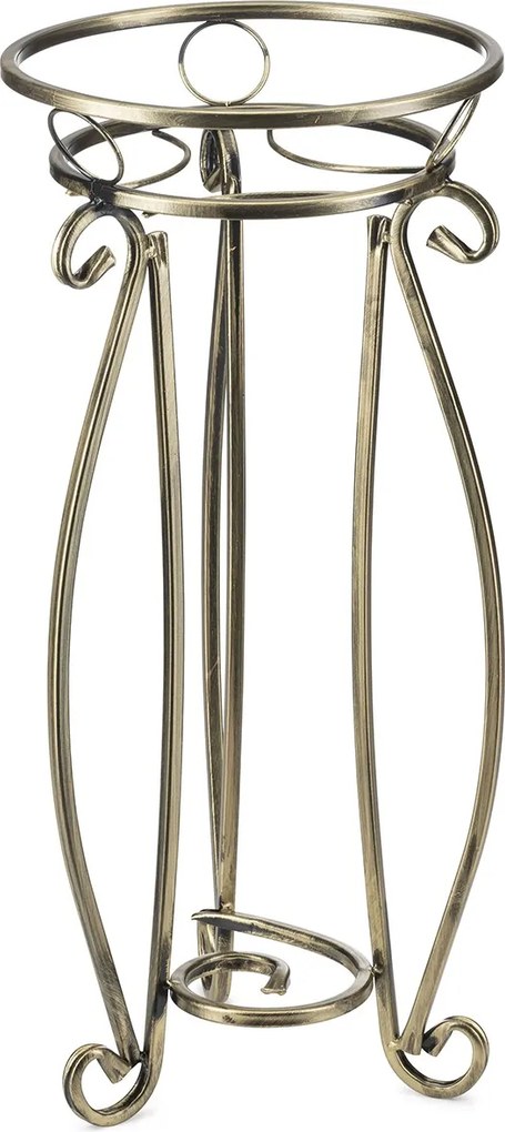 STOJAN NA KVETINÁČ SHANE 62X28 CM ZLATÁ