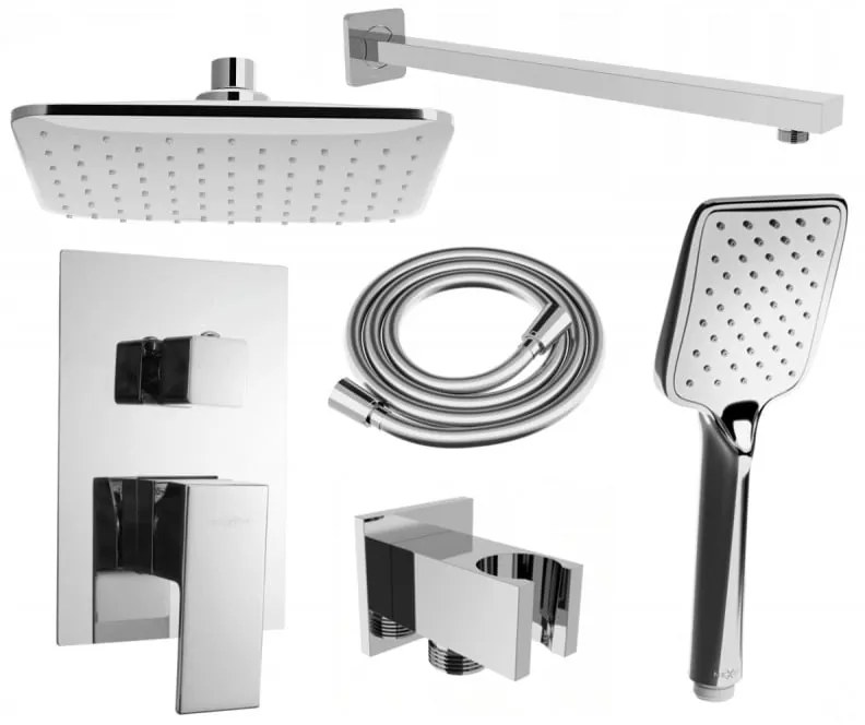 Mexen Uno, podomietkový sprchový set DR62, chrómová, 71435DR62-00