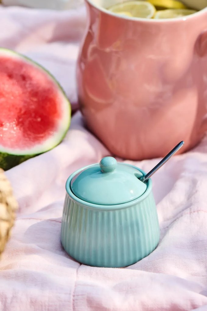 IB Laursen Keramická cukornička MYNTE GREEN TEA zelená