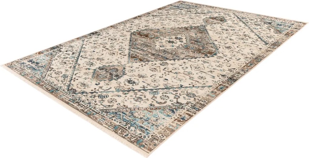 DOPREDAJ: 120x170 cm Kusový koberec Inca 359 cream, 120x170, béžová, chodba / predsieň, Obsession