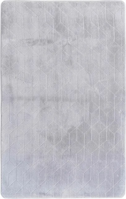 Koberec RABBIT 3D strieborný