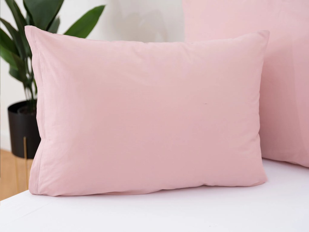 Bavlnená obliečka na vankúš Renforcé 50 × 70 cm – Jasmine staroružová