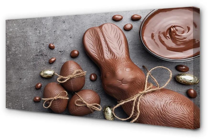 Obraz na plátne Čokoládová tyčinka králik 100x50 cm