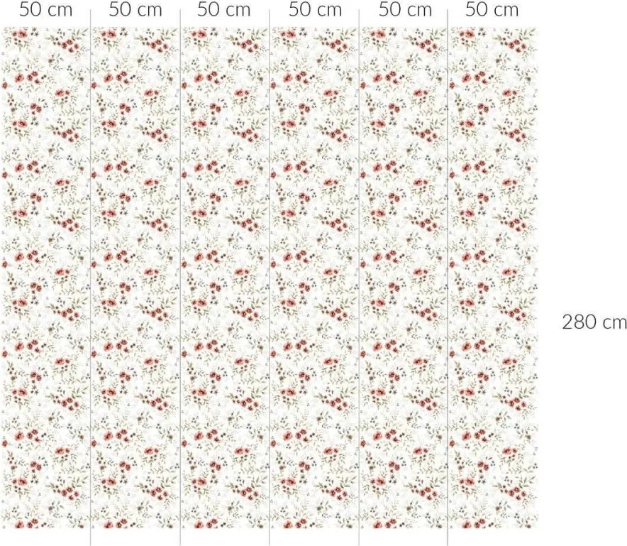 Tapeta francúzsky folk 280x50 cm