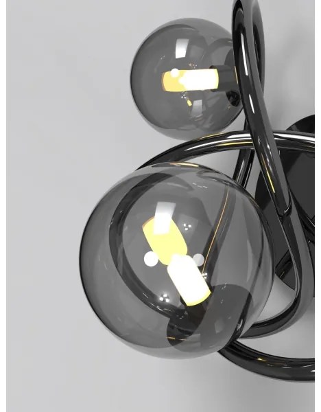 Wofi 4014-205 - LED Nástenné svietidlo NANCY 2xG9/3,5W/230V čierna/chróm