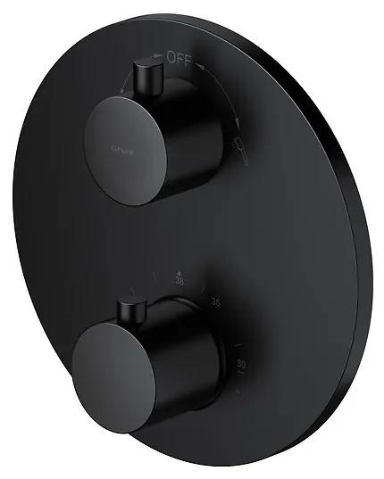 Cersanit Zen, podomietková vaňová-sprchová batéria 2-výstupová, čierna matná, S951-567