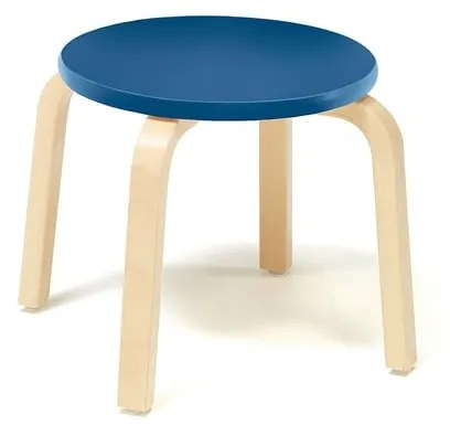 Drevená stolička NEMO, V 330 mm, breza, modrá