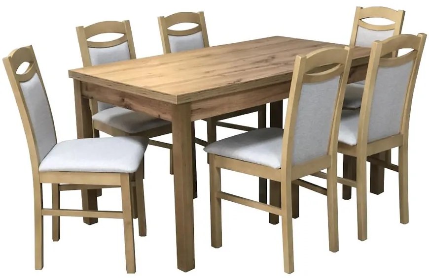 Jedálenská zostava Oskar 1+6 St874  Kr982 Monolith 85