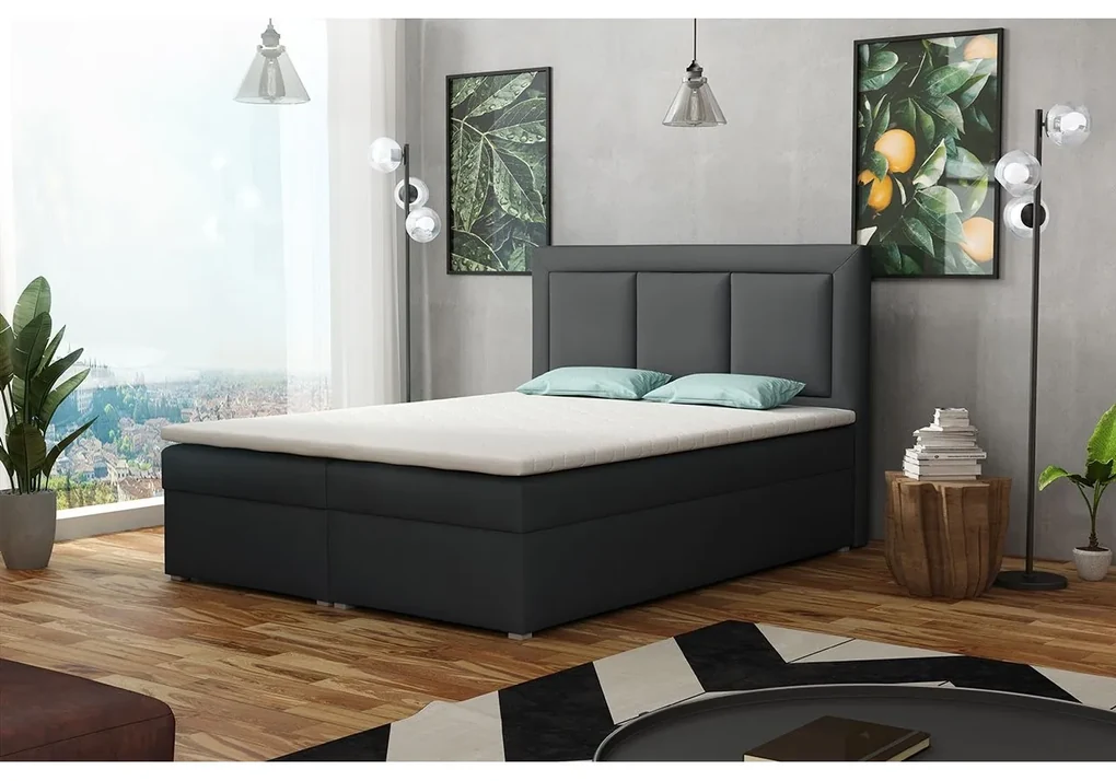 Kontinentálna posteľ Koay Box, Rozmer postele: 140x200, Dostupné poťahy: Victoria 14 867