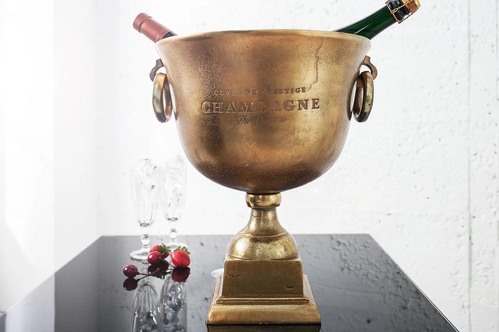 Bighome - Chladič na šampanské ROAL 40 cm - zlatá