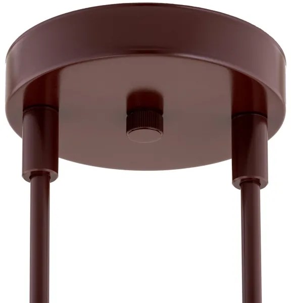 Argon 1842 - Luster na tyči ABSOS 4xE14/7W/230V alabaster hnedá