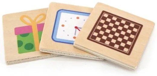 Viga Drevené puzzle - Tvary