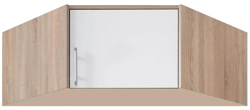 Nadstavec na skriňu Smart  SRN4 95 cm dub sonoma/biela