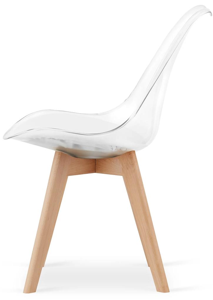 Dekorstudio Dizajnová priesvitná stolička ENZO 007 Počet stoličiek: 4ks
