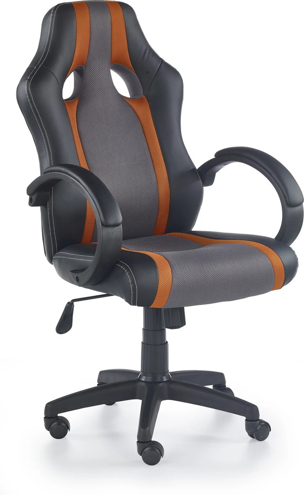 MAXMAX Herný stoličky RIDE čierno / oranžová