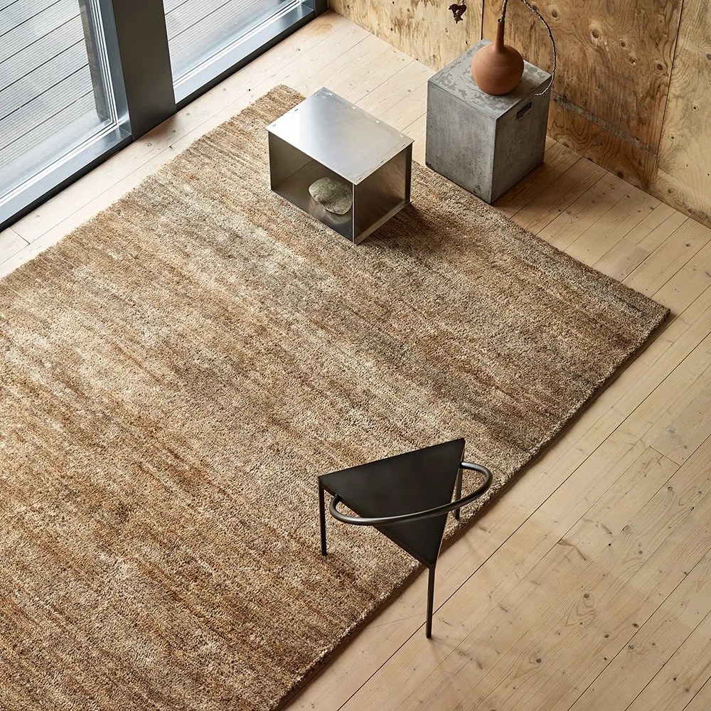 Roots Living | Koberec Pile Hemp - Hnedá / 200x300 cm