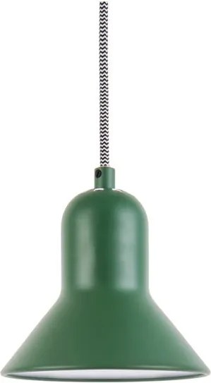 Zelené závesné svietidlo Leitmotiv Slender, výška 14,5 cm