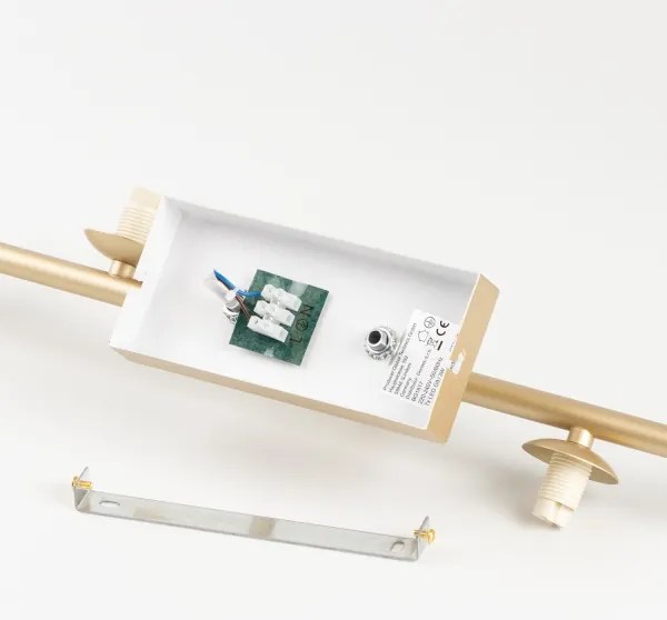 Brilagi - LED Prisadený luster MILLA 7xG9/3W/230V zlatá/dymová