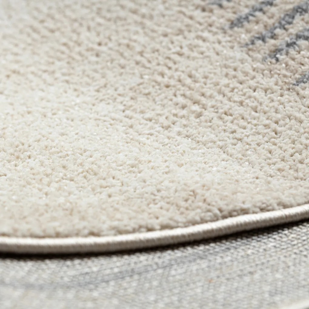 Dywany Łuszczów, Kusový koberec Fusion 0815 cream/beige, 80x150, béžová, kancelária