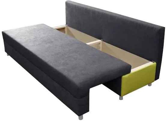 Pohovka trojsedačka Emerita (Sivá 81 + Zelená x101). Akcia -8%. Vlastná spoľahlivá doprava až k Vám domov. 793084